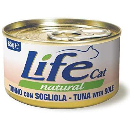 Life Cat Natural Tonno con Sogliola da 85 gr Life Cat Natural Tonno con Sogliola da 85 gr